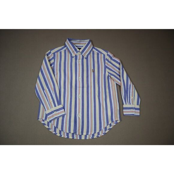 Polo Ralph Lauren Boys Multi Color Button Down‎ Shirt Size 2 - Picture 1 of 5